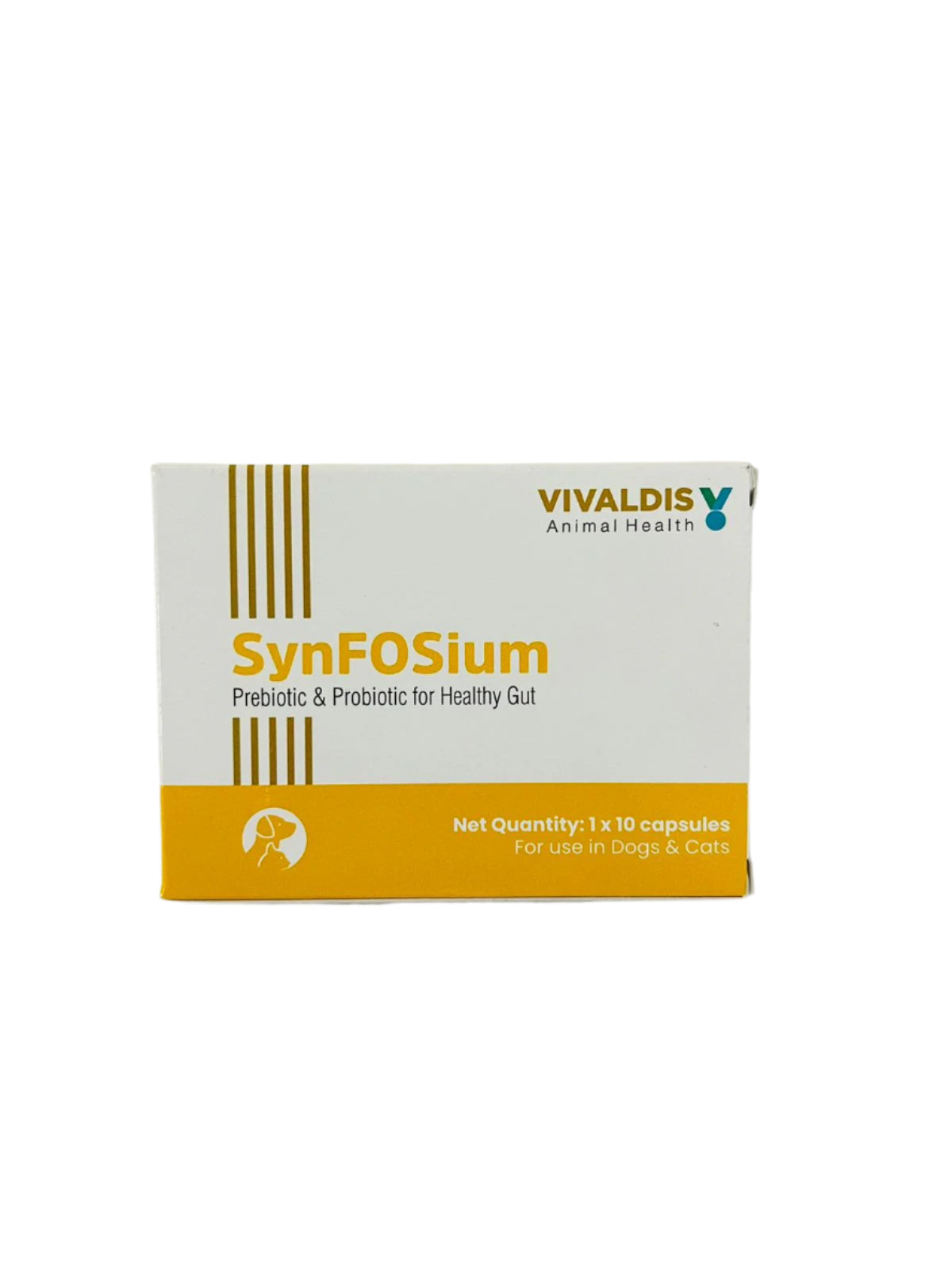 Vivaldis Synfosium  Prebiotic For Healthy Gut Capsules For Dogs & Cats 1x10