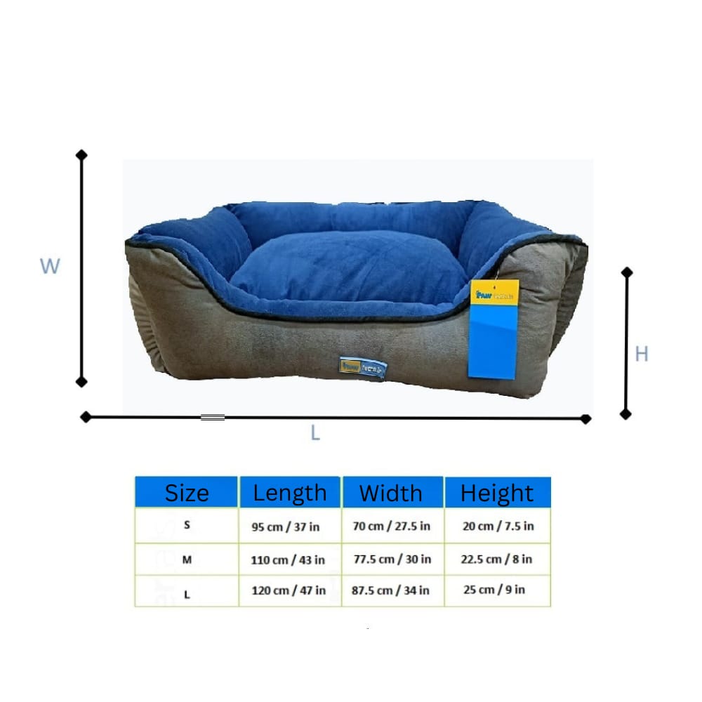 Pawfect Blue Lounger Bed For Your Furry Friend