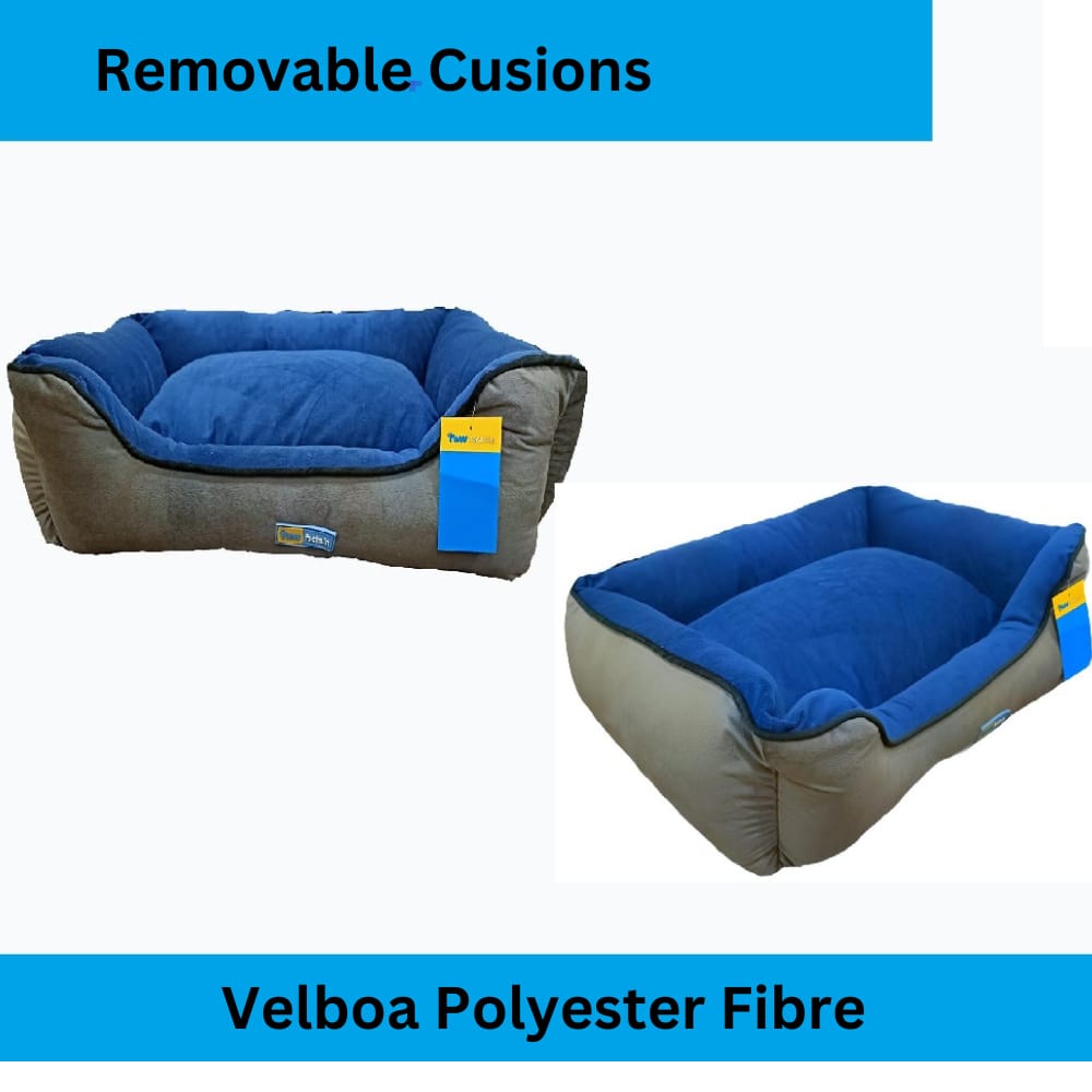Pawfect Blue Lounger Bed For Your Furry Friend