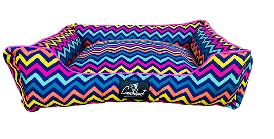 Caninkart Premium Printed Lounger Bed For Dogs