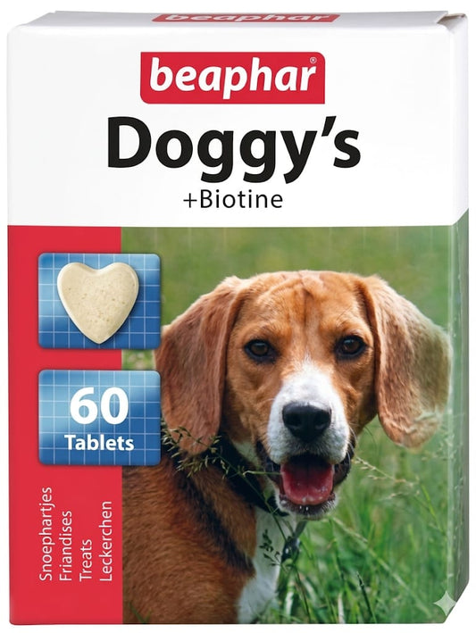 Beaphar Doggy's Biotine Tablets Dog Supplement 60 Tablets