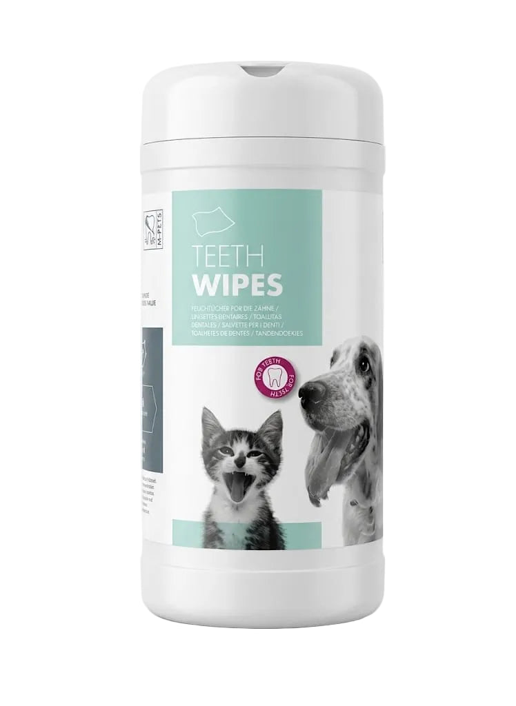 M-Pets Teeth Wipe For Dogs & Cats 40pcs