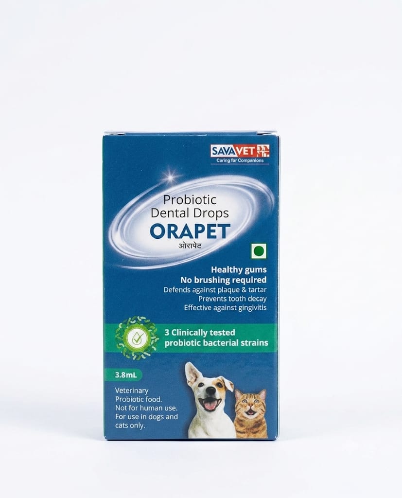 Sava Vet Savavet Orapet Probiotic Dental Drops for Dogs and Cats 3.8ml