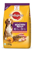 Pedigree Healthy Belly Adult Dry Dog Food 2.5kg