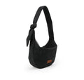 Petaholic Chic Kangaroo Bag Charcoal Black For Small Dogs and Cats 45 x 15 x 28cm