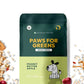 Paws For Greens Dog Treats Plant-Based Healthy Vegan Biscuits for Dogs with Peanut Butter and Apple 100gm