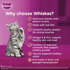 Whiskas Kitten Junior (2-12 Months) Chicken with Salmon in Jelly Wet Cat Food 80g