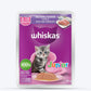 Whiskas Kitten Junior (2-12 Months) Mackerel Flavor Wet Cat Food 80g (Pack of 14)