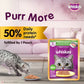 Whiskas Adult (1+ Year) Tuna and White Fish Wet Cat Food 80g (Pack of 14)