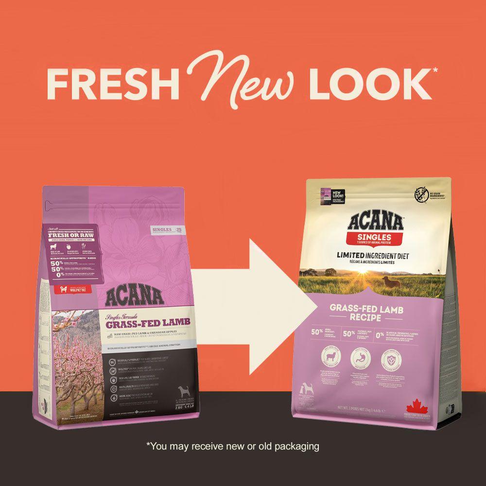 ACANA hondenvoer Singles Grass-Fed Lam 17 kg - Rijk aan Lam ACANA hondenvoer Singles Grass-Fed Lam 17 kg - Rijk aan Lam