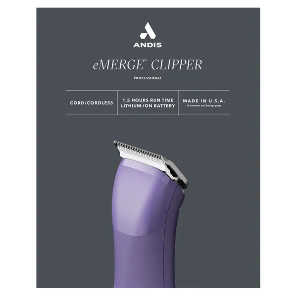 Andis RDLC-1 Emerge Clipper-Purple