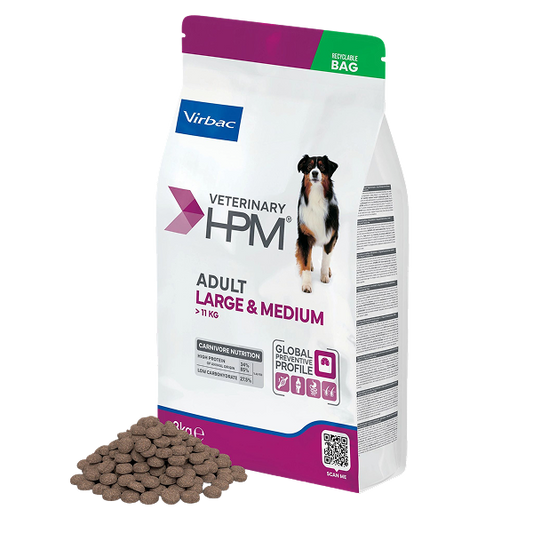 Virbac Veterinary HPM Large & Medium Breeds Adult Dog Dry Food 3kg