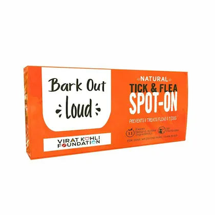 Vivaldis Bark Out Loud Natural Tick & Flea Spot-On For Dogs & Cats Weight Up To 30kg 5ml
