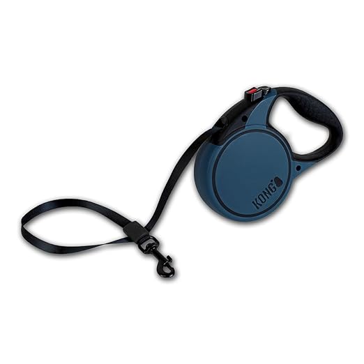 Kong Retractable Terrain Dog Leash - Blue