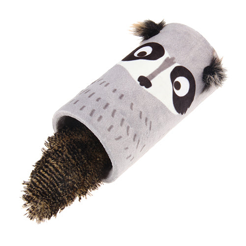 Gigwi Melody Tube Raccoon Cat Toy 8.50 x 22 x 8.50cm