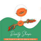 Basil Rope + Ball TPR Toy For Dogs Assorted
