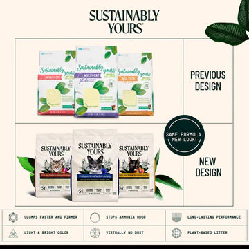 Sustainably Yours Natural Multi Cat Large Grain Cat Litter