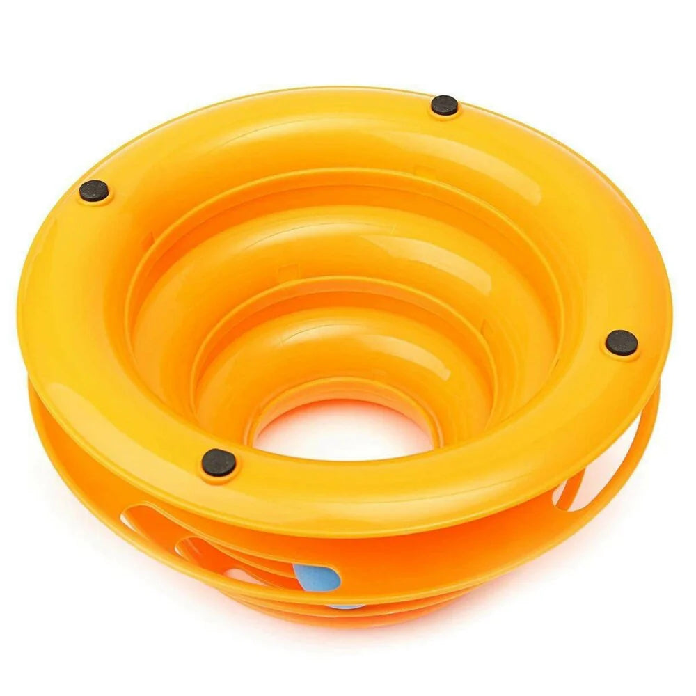 Smarty Pet 3 Level Tower Track Roller Cat Toy With Colorful Balls