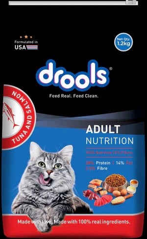 Drools Adult Dry Cat Food Tuna & Salmon Flavor