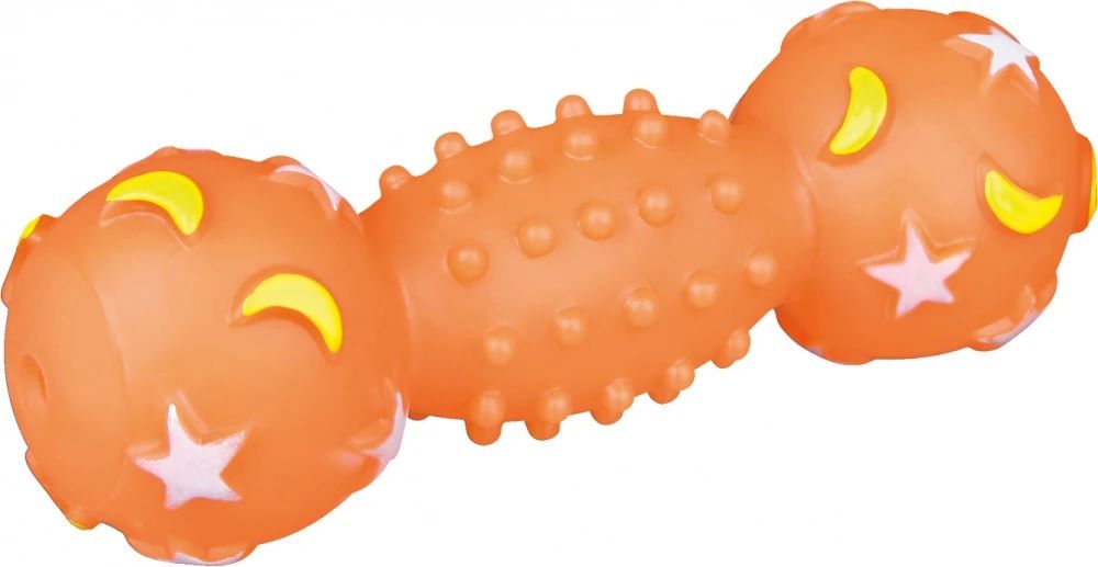 Trixie Dumbbell Luminous Squeaker Toy For Dog 18cm