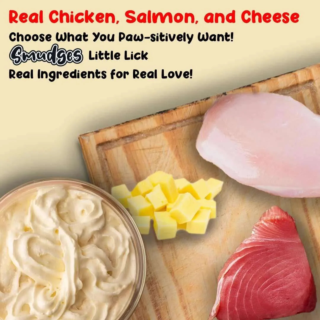 Smudges Little Licks Adult Chicken Creamy Bisque Treats for Adult Cat 4 x 15g