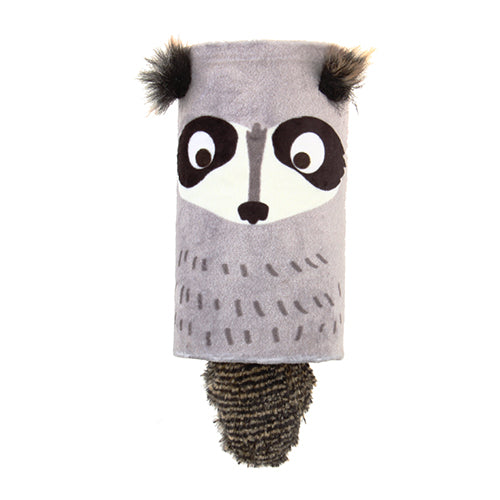 Gigwi Melody Tube Raccoon Cat Toy 8.50 x 22 x 8.50cm