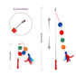 Gigwi Extendable Feather Teaser Catwand Car Toy 68 x 2.50 x 2.50cm