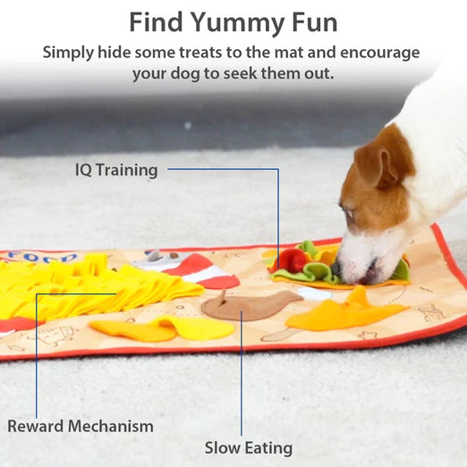 Gigwi Snuffle Fast Food Mat For Dog M/L 44x19x4cm