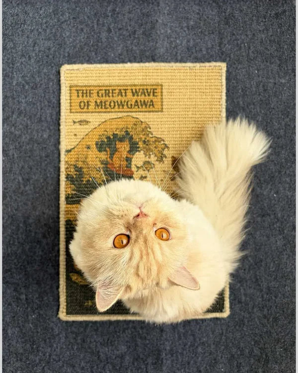 Catscart PawCanvas™ Classic Great Wave Cat Scratcher 40x60cm