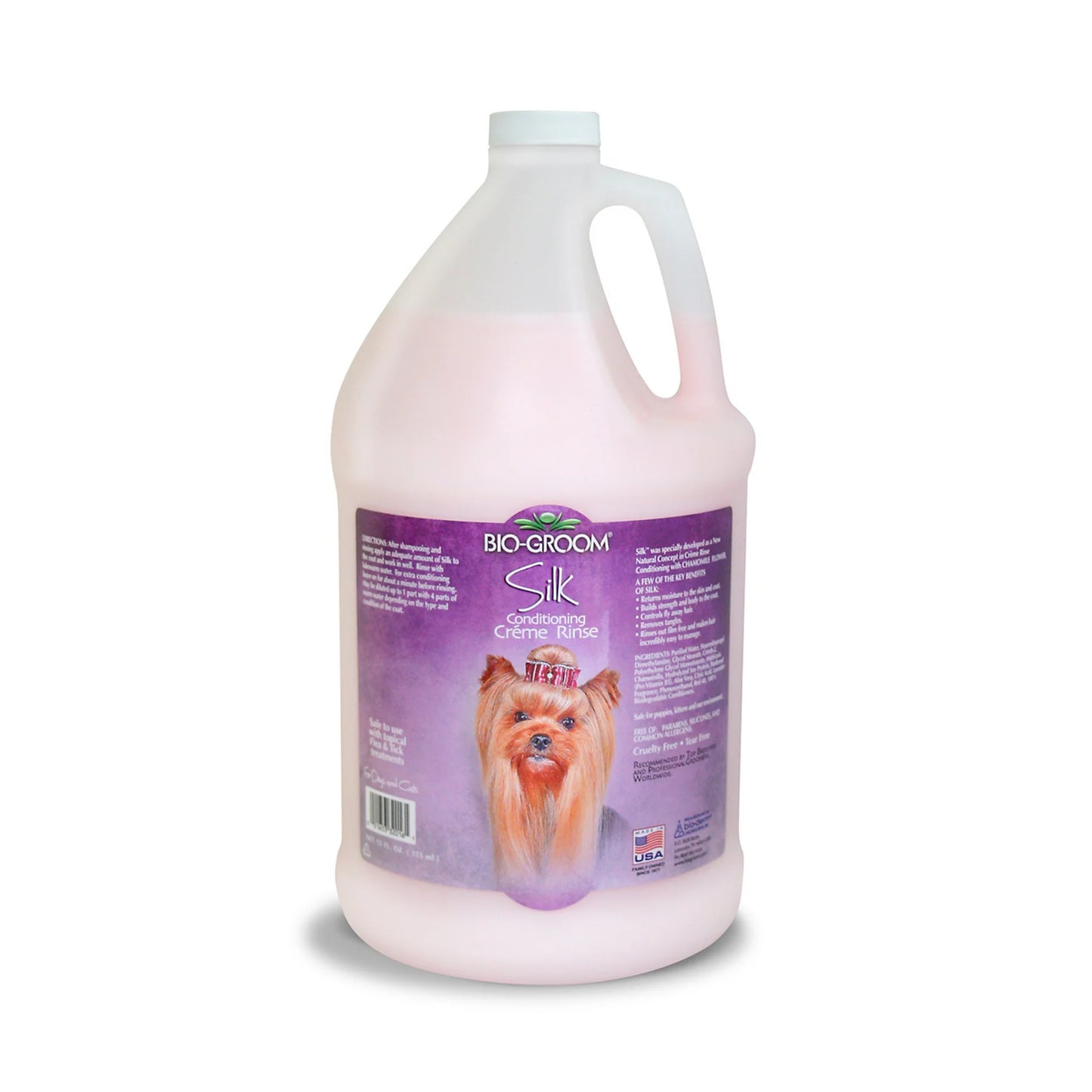 Bio-Groom Silk Creme Rinse Vegan & Cruelty-free Conditioner For Dog 3.8L