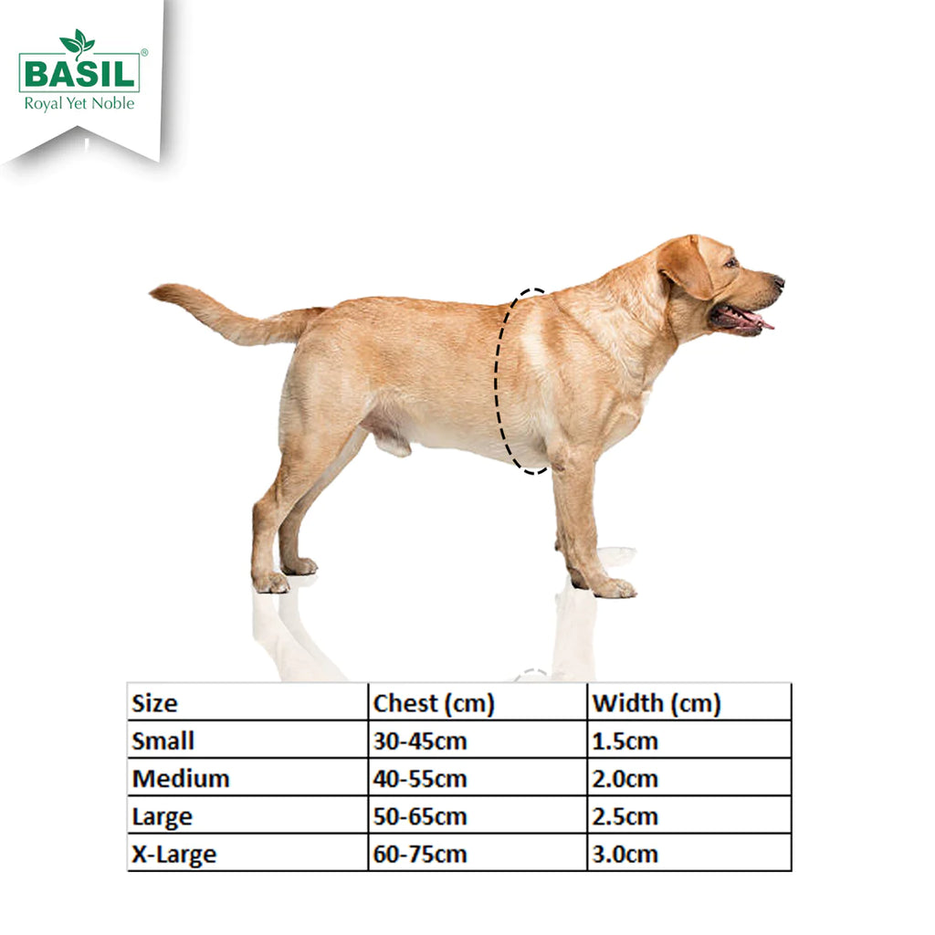 Basil Padded Adjustable Harness for Dogs & Puppies Red