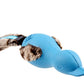 Gigwi Duck Push To Mute with Plush Tail Dog Toy Blue