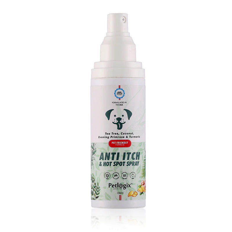 Petlogix Vegan & Cruelty Free Anti Itch & Hot Spot Oil For Dogs 100ml