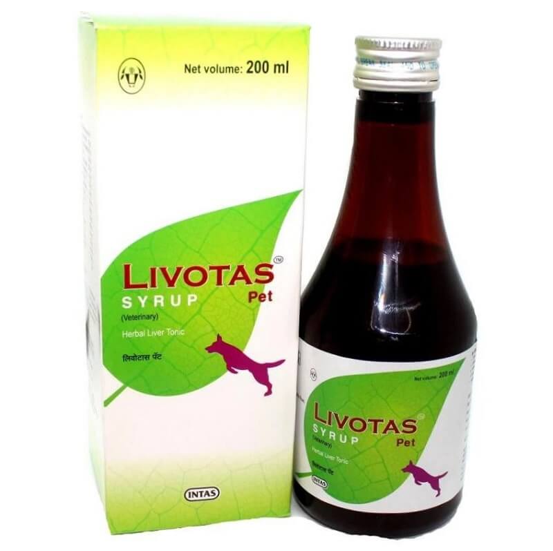 Intas Livotas Herbal Liver Tonic Syrups For Dog 200ml
