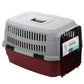 M-Pets Viaggio Carrier (32") IATA Approved For Dogs & Cats L 81.3x56x58.5cm Holds Up To 22kg Bordeau & Grey