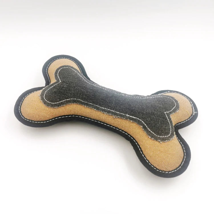 Nutra Pet The Juicy Bone Squeaker & Plush Dog Toy