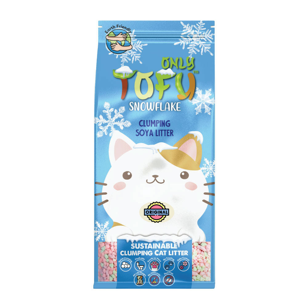 Nutra Pet Tofu Snowflake Clumping Cat Litter Green Tea - 7 Liters