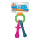 Nylabone Puppy Chew Teething Pacifier Dog Chew Toy Up To 11kg Bacon Flavor 15.24cm x 3.17cm x 3.81cm