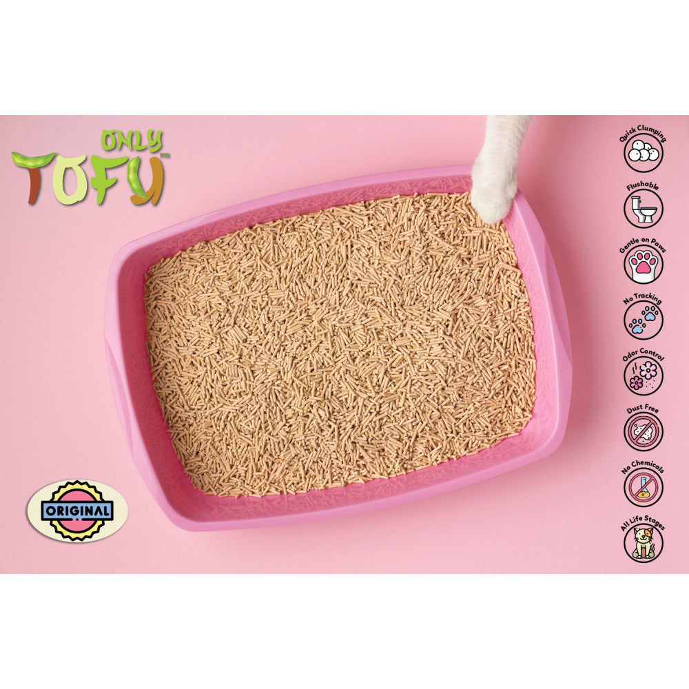 Nutra Pet Tofu Clumping Cat Litter Original Sticks 7 Liters