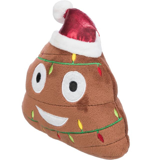 Trixie Xmas Emoticon Plush & Squeaker Toy For Dogs 17cm