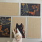 Catscart PawCanvas™ Classic Cat With a Pearl Necklace Cat Scratcher 40x60cm
