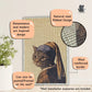 Catscart PawCanvas™ Classic Cat With a Pearl Necklace Cat Scratcher 40x60cm