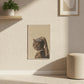 Catscart PawCanvas™ Classic Cat With a Pearl Necklace Cat Scratcher 40x60cm