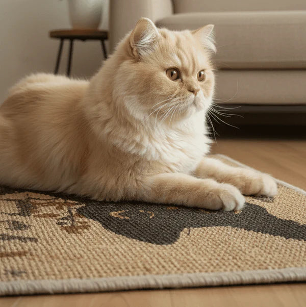 Catscart PawCanvas™ Classic Flower Power Cat Scratcher 40x60cm