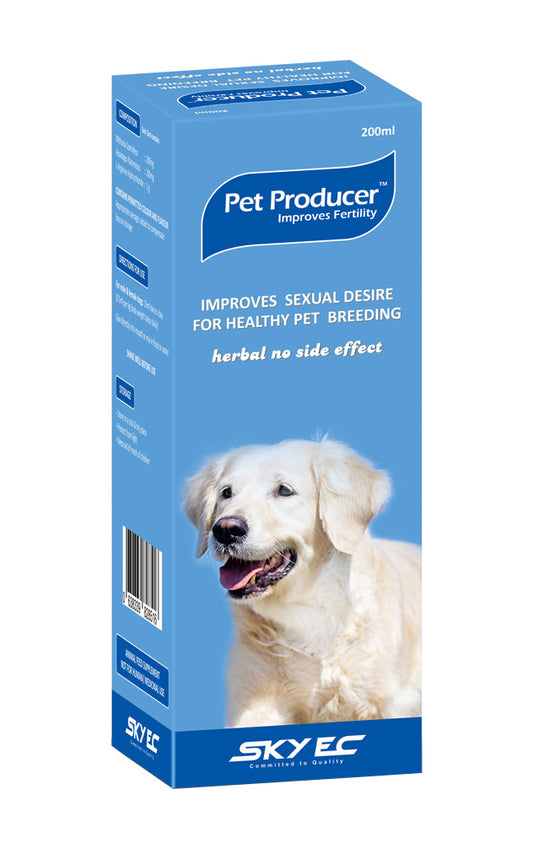 Sky EC Pet Producer® Improves Fertility Improves Sexual Desire for Healthy PET BREEDING Natural supplemental Therapy Without Steroids/Hormone 200ml