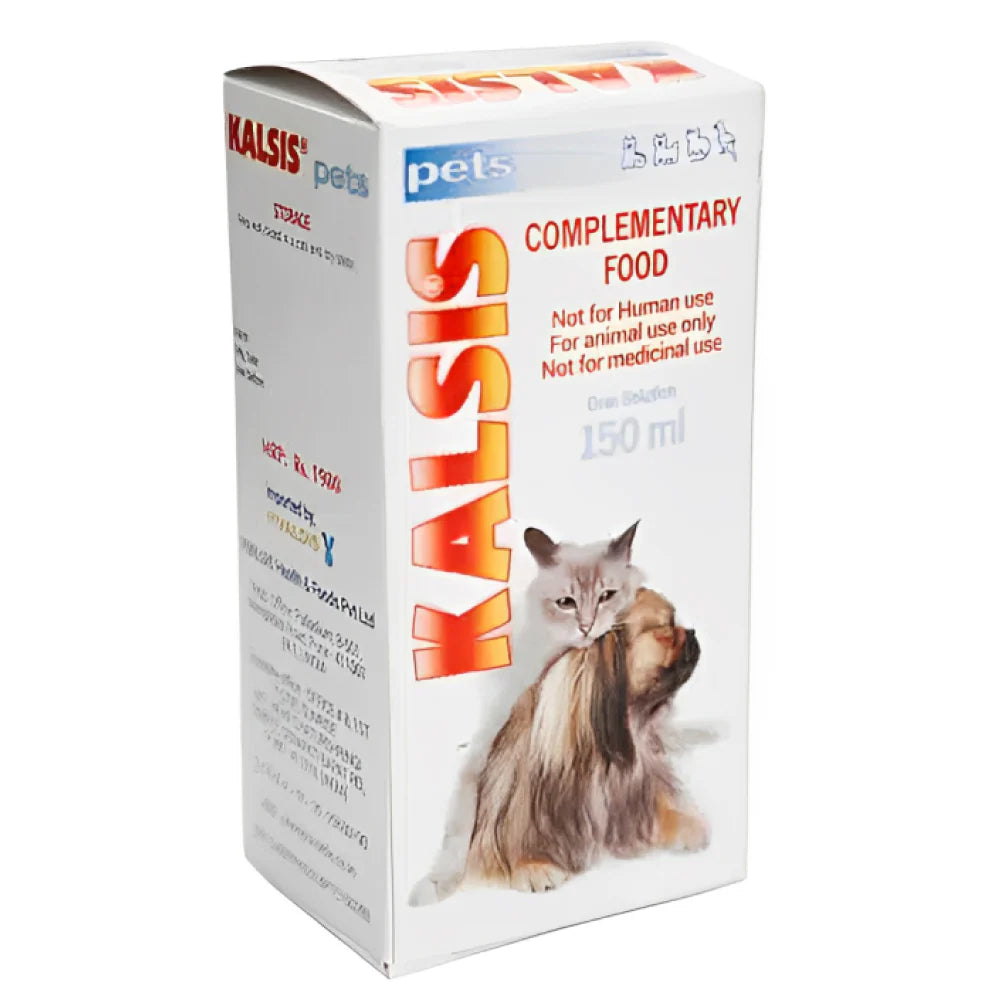 Vivaldis Kalsis Pet Syrup Calcium Supplement for Dogs and Cats 150ml