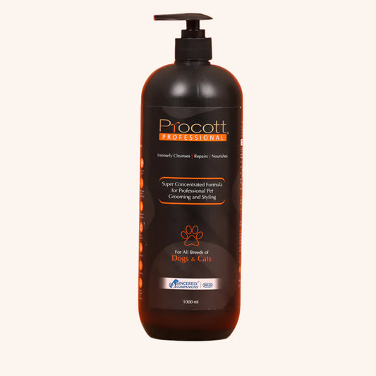 Intas Procott Professional Shampoo for Dogs and Cats 1L
