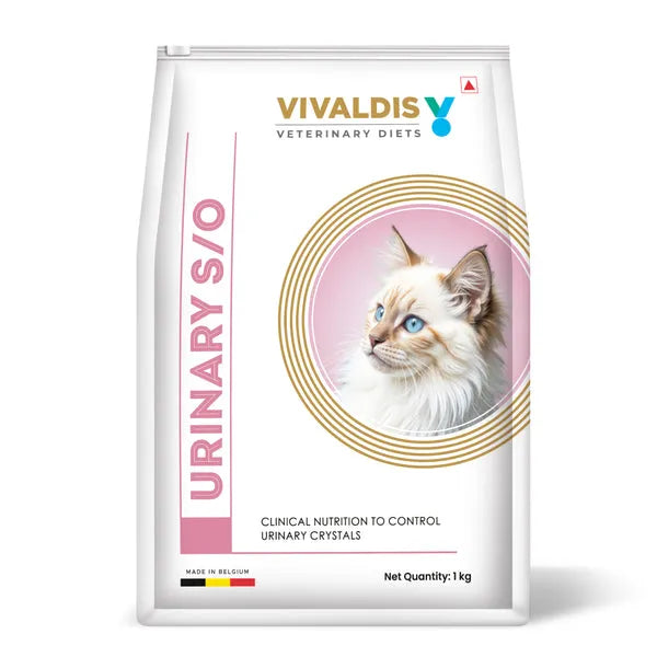 Vivaldis Veterinary Diet Urinary S/O Cat Diet Dry Food 1kg