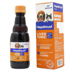 Mankind Hepamust Syrup for Liver Support of Dogs & Cats 200ml