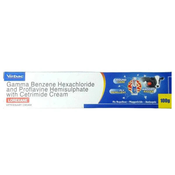 Virbac Lorexane Wound Cream for Dogs and Cats 30g